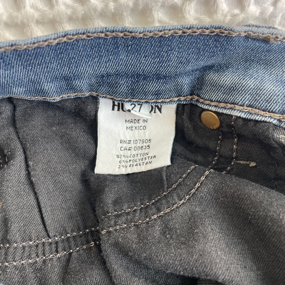 Hudson Jeans Blue Denim Skinny Low Rise Stretch Classic Wash | Size 27 - Picture 14 of 15